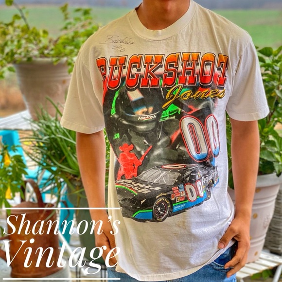 Vintage Shirts Vintage 9s Buckshot Jones Autograph Tee A37 Poshmark